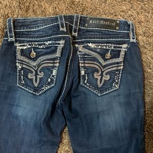 Rock Revival Kai dark wash boot cut jeans